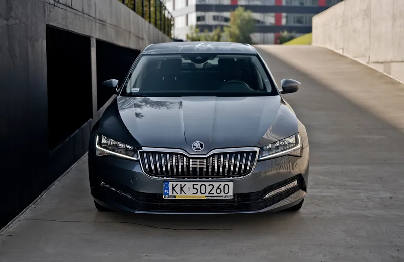 Škoda Superb from the ANSCars fleet, a rental car you can collect at Kraków Airport